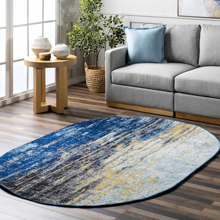 Nuloom Katharina Abstract Motif Area Rug 6ft 7in x 9ft RZBD04A-O6709